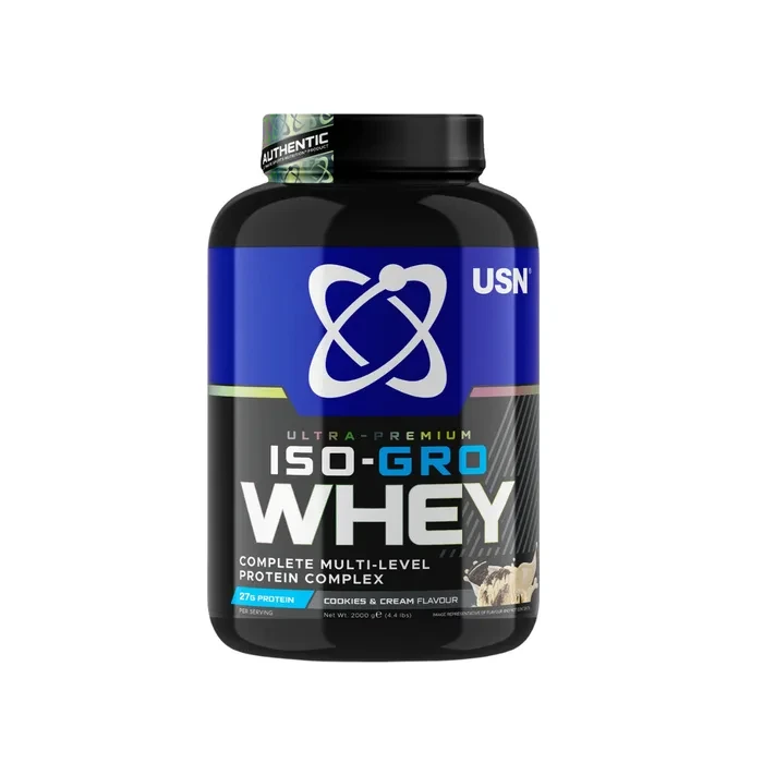 אבקת חלבון יו.אס.אן איזו גרו / Iso-Gro Whey USN