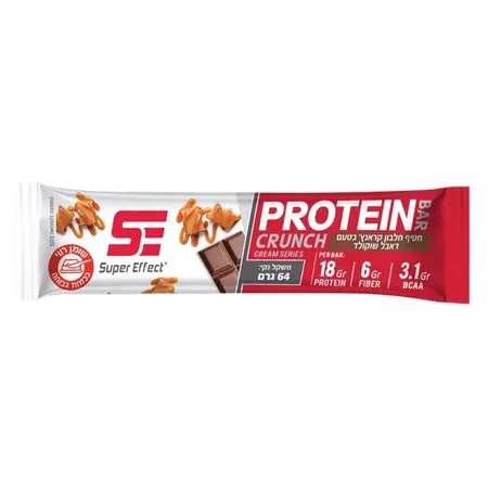 חטיפי חלבון סופר אפקט קראנץ 18 יח׳ / Supper Effect Protein Bar