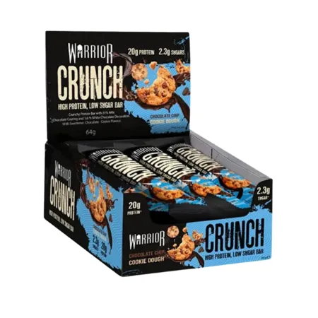 חטיפי חלבון ווריאור קראנץ' / 12 יח' Warrior Crunch Protein Bar