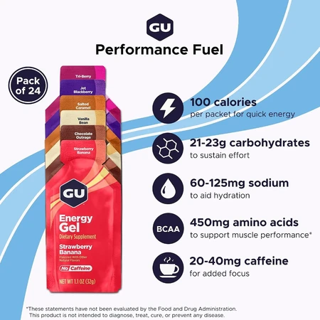 ג׳ל אנרגיה גו 6 יח' גל / Gu Energy Gel