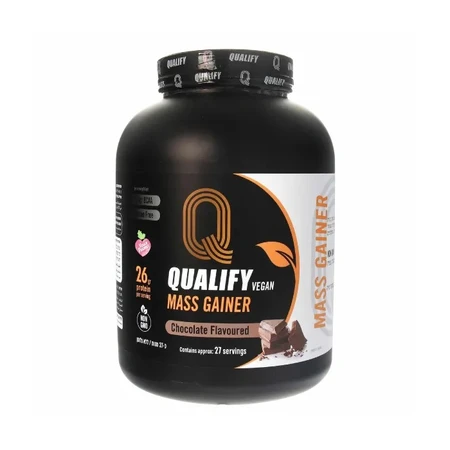 אבקת גיינר טבעוני 4 קילו / Qualify Mass Gainer