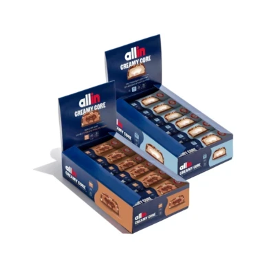 מבצע זוגות חטיפי חלבון אול אין ליבת קרם 36 י״ח / Allin Creamy Core