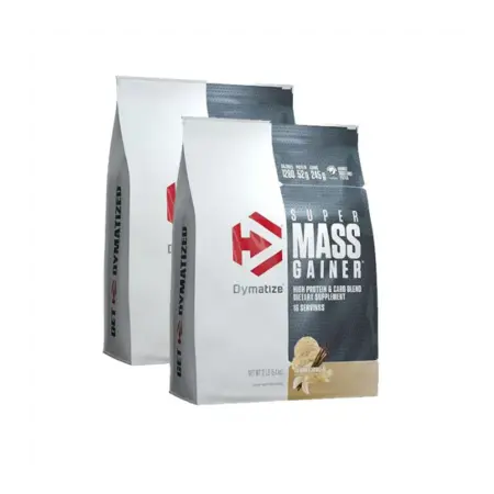 מבצע כמות זוגות / סופר מאס דיימטייז (2x5.4 קילו) / Dymatize Super Mass