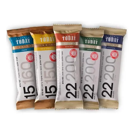 מיקס 5 יחידות חטיפי חלבון טודיי / Today