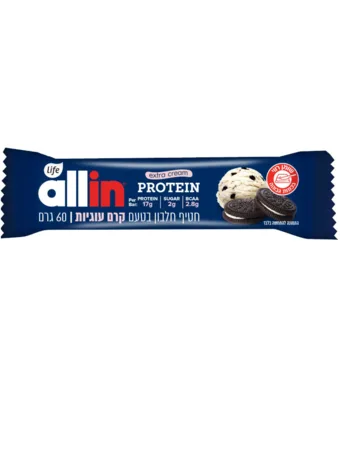 מבצע פריט בשקל / חטיף חלבון אול אין / יחידה אחת / Protein Bar Allin